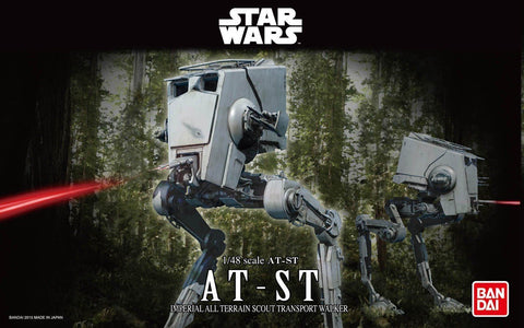 A Bandai Star Wars 1/48 AT-ST Model Kit priced at $45.99 available from Echelon Hobbies