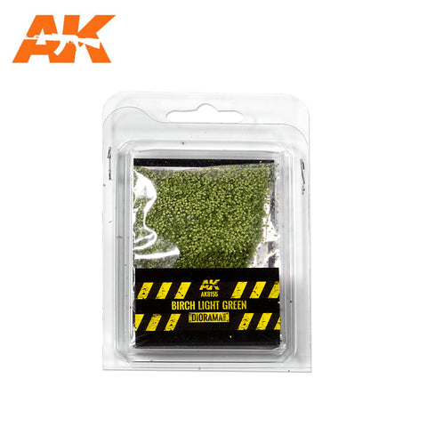 A AK Interactive Birch Light Green Leaves - 28mm 1/72 (Bag 7 grams) priced at $21.99 available from Echelon Hobbies