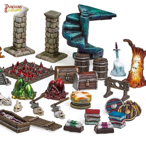 A Dungeons and Lasers: Fantasy Customization Bits priced at $37.99 available from Echelon Hobbies