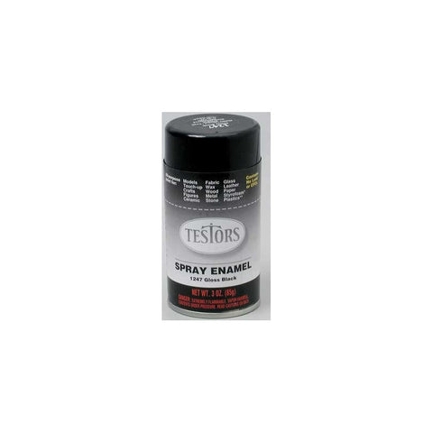 Testors Black Gloss Spray Paint