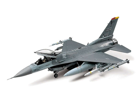 A Tamiya 1/48 F16Cj Block 50 Fighting Falcon priced at $66.99 available from Echelon Hobbies