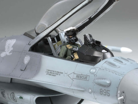 A Tamiya 1/48 F16Cj Block 50 Fighting Falcon priced at $66.99 available from Echelon Hobbies