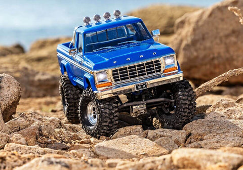 A Traxxas 1/18 TRX-4M High Trail 79 F150 Truck priced at $259.98 available from Echelon Hobbies