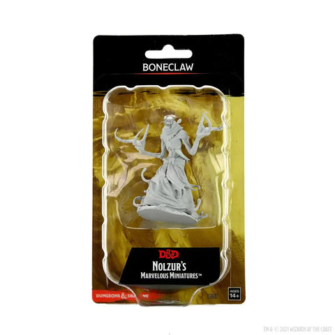 A D&D NOLZUR'S MARVELOUS MINIATURES: BONECLAW priced at $13.99 available from Echelon Hobbies