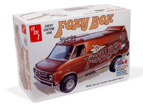 A AMT 1/25 1975 Chevy Van "Foxy Box" priced at $44.99 available from Echelon Hobbies