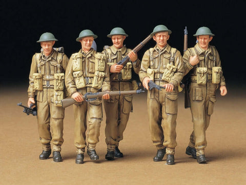 A Tamiya 1/35 British Infantry On Patrol priced at $14.49 available from Echelon Hobbies