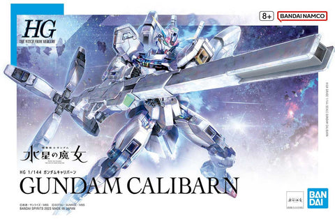 A Bandai HG #26 1/144 Gundam Calibarn "Gundam: The Witch from Mercury" priced at $29.75 available from Echelon Hobbies