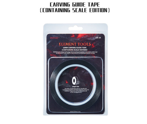 A DSPIAE Carving Guide Tape - 10mm priced at $11.99 available from Echelon Hobbies