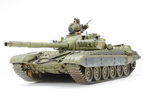 A Tamiya 1/35 Russian Army Tank T72M1 priced at $46.50 available from Echelon Hobbies