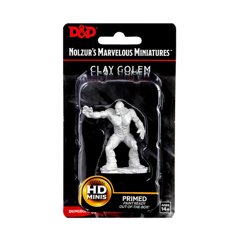 A D&D NOLZUR'S MARVELOUS MINIATURES - CLAY GOLEM priced at $7.99 available from Echelon Hobbies