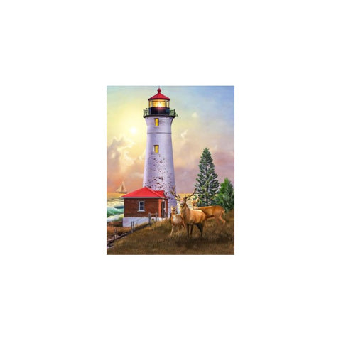 CRISP POINT LIGHTHOUSE - 500 Piece Puzzle