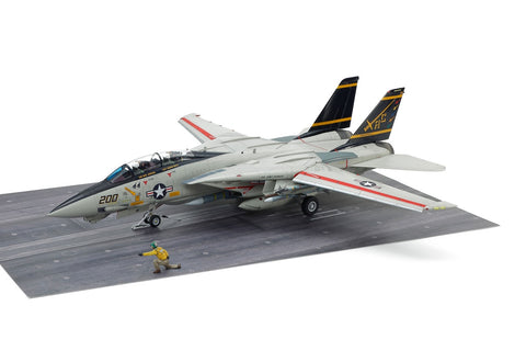 A Tamiya 1/48 F-14A (Late) Launch Set priced at $139.99 available from Echelon Hobbies