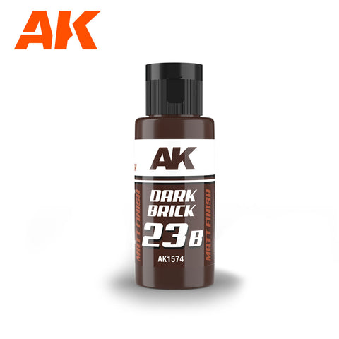 A AK Dual Exo Scenery 23B Dark Brick 60ml priced at $8.99 available from Echelon Hobbies