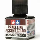 Tamiya Panel Line Accent Color - Dark Brown