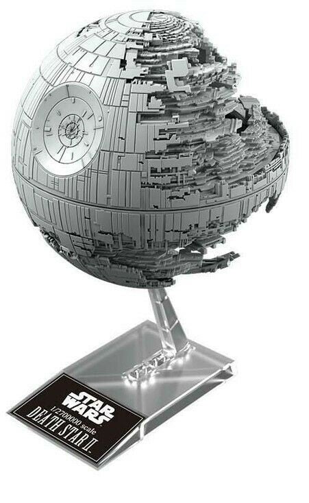 Bandai Star Wars 1/2700000 Death Star II & 1/14500 Star Destroyer