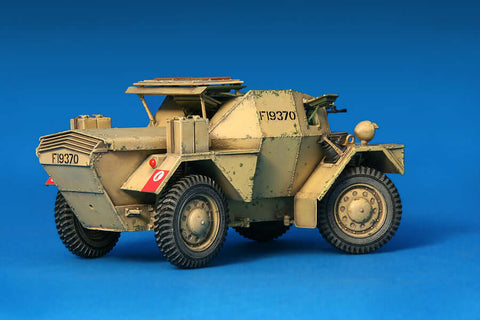 A MiniArt 1/35 British Scout Car Dingo MK. 1b priced at $59.99 available from Echelon Hobbies