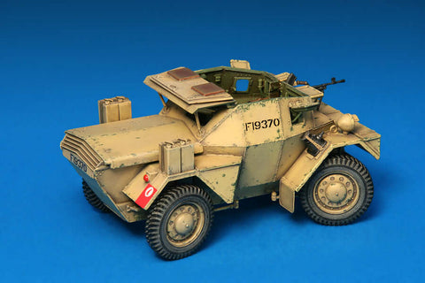 A MiniArt 1/35 British Scout Car Dingo MK. 1b priced at $59.99 available from Echelon Hobbies