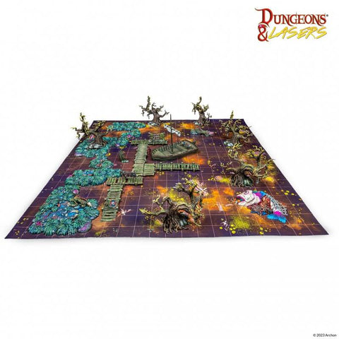 A Dungeons and Lasers: Swamps of Doom priced at $94.99 available from Echelon Hobbies