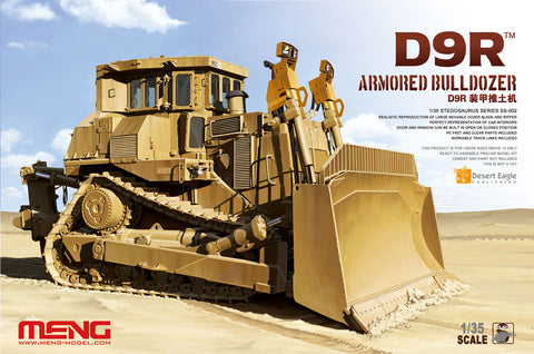 A Meng 1/35 D9R Armored Bulldozer priced at $102.75 available from Echelon Hobbies