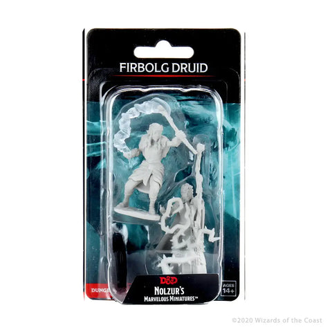 A D&D NOLZUR'S MARVELOUS MINIATURES: FIRBOLG DRUID FEMALE priced at $7.99 available from Echelon Hobbies