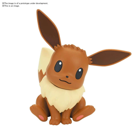 A Bandai Spirits Pokemon Model Kit Quick! #04 Eevee priced at $13.50 available from Echelon Hobbies