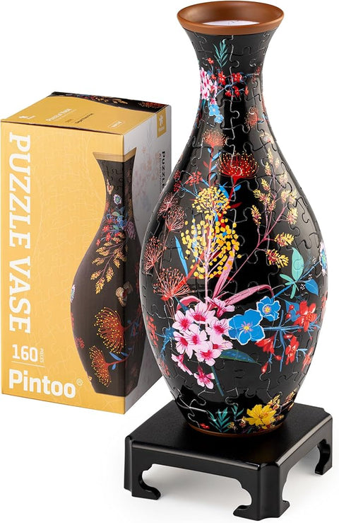 Elegant Floral Print - Puzzle Vase