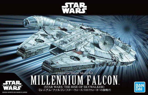 A Bandai Star Wars 1/144 Millennium Falcon (Rise of Skywalker Ver) Model Kit priced at $89.25 available from Echelon Hobbies