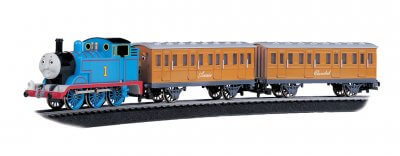 A THOMAS WITH ANNIE AND CLARABEL (HO SCALE) Train Set priced at $219.99 available from Echelon Hobbies