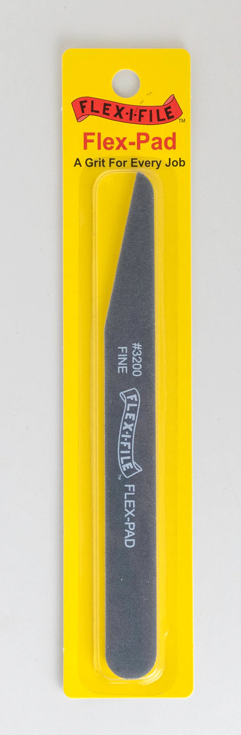 A Flex-I-File Flex Pad Fine 320 Grit priced at $6.49 available from Echelon Hobbies