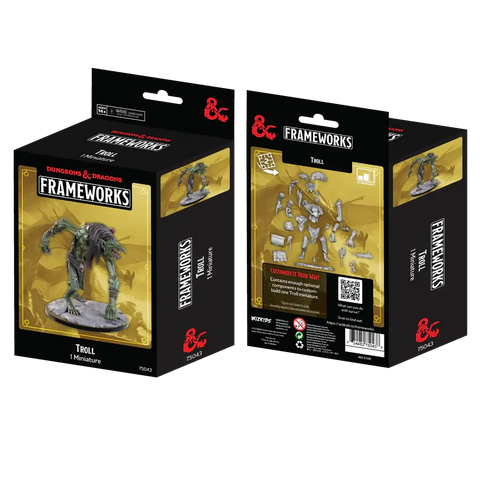 A D&D FRAMEWORKS: TROLL - UNPAINTED AND UNASSEMBLED priced at $35.99 available from Echelon Hobbies