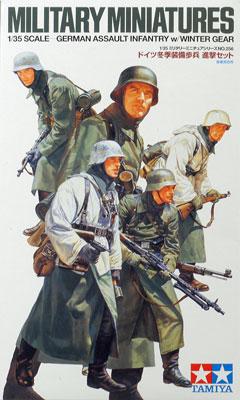 A Tamiya 1/35 German Assault Infantry W/Winter Gear priced at $16.99 available from Echelon Hobbies