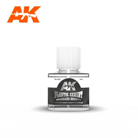 A AK Interactive Plastic Cement Standard Density priced at $9.99 available from Echelon Hobbies