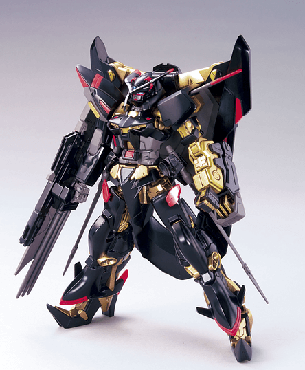 A Bandai HG #59 1/144 Gundam Astray Gold Frame Amatsu Mina 'Gundam SEED Astray' priced at $31.25 available from Echelon Hobbies