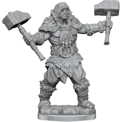 A D&D FRAMEWORKS: GOLIATH BARBARIAN MALE - UNPAINTED AND UNASSEMBLED priced at $21.99 available from Echelon Hobbies