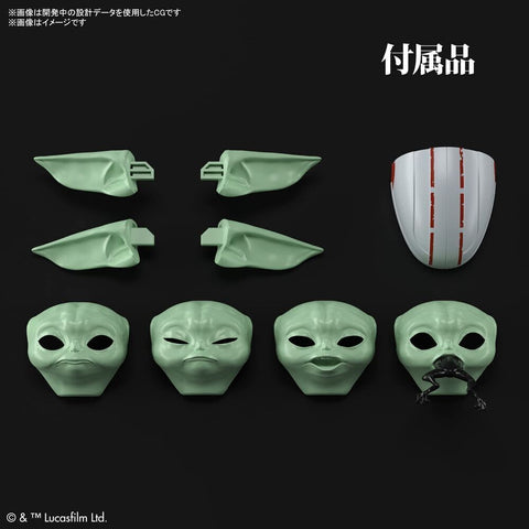 A Bandai Star Wars 1/4 Grogu Model Kit priced at $46.99 available from Echelon Hobbies