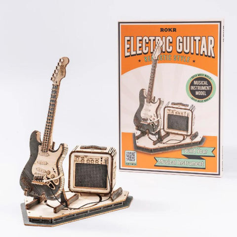 A Electric Guitar 3D Puzzle priced at $19.99 available from Echelon Hobbies