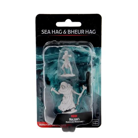 A D&D NOLZUR'S MARVELOUS MINIATURES - SEA HAG & BHEUR HAG priced at $7.99 available from Echelon Hobbies