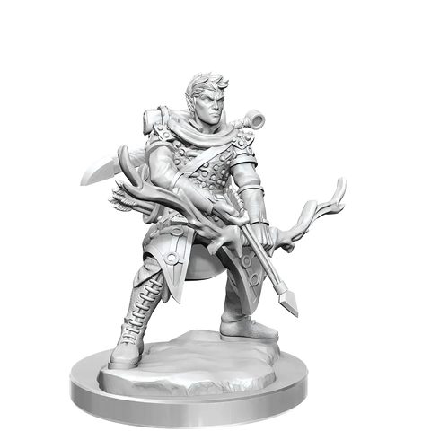 A D&D FRAMEWORKS: MALE HALF-ELF RANGER - UNPAINTED AND UNASSEMBLED priced at $21.99 available from Echelon Hobbies