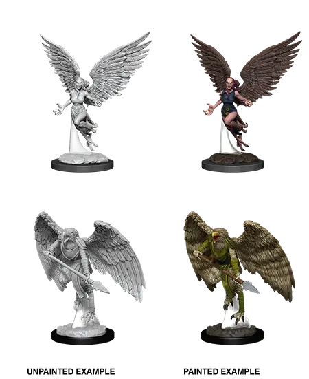 A D&D NOLZUR'S MARVELOUS MINIATURES - HARPY & AARAKOCRA priced at $7.99 available from Echelon Hobbies