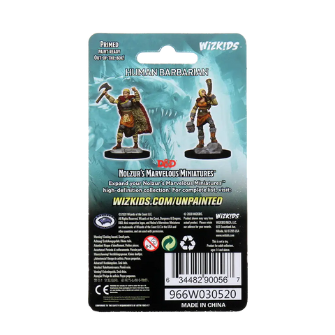 A D&D NOLZUR'S MARVELOUS MINIATURES - FEMALE HUMAN BARBARIAN priced at $7.99 available from Echelon Hobbies