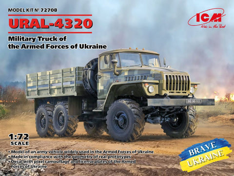 ICM 1/72 URAL-4320, Military Truck of the Armed Forces of Ukraine