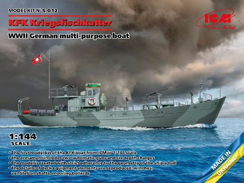 ICM 1/144 KFK Kriegsfischkutter, WWII German multi-purpose boat