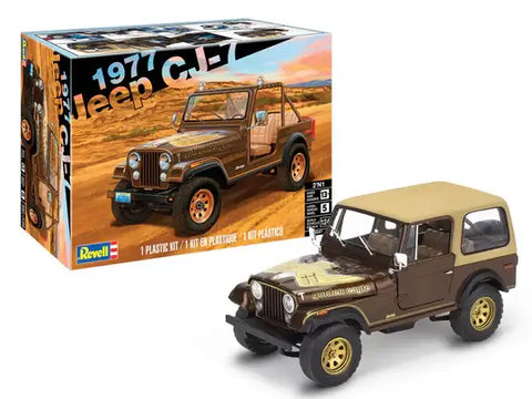 A Revell 1:24 77 Jeep Cj7 2N1 priced at $41.99 available from Echelon Hobbies