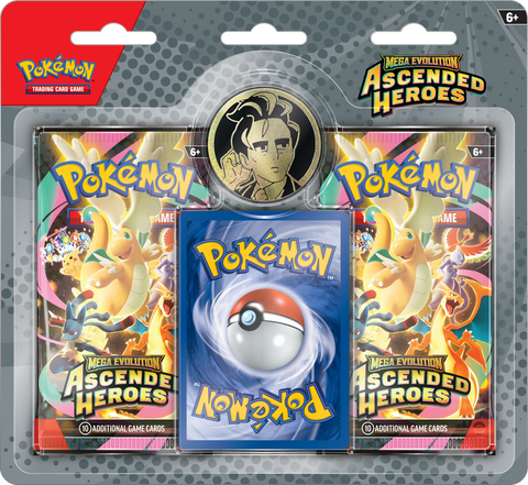 POKEMON ME2.5 ASCENDED HEROES 2-PACK BLISTER COLLECTION (ERIKA/LARRY)