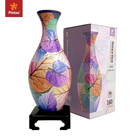 Colorful Leaves - Puzzle Vase
