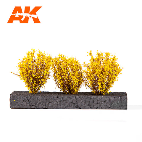 A AK Interactive Light Yellow Bushes 4-6 cm priced at $21.99 available from Echelon Hobbies