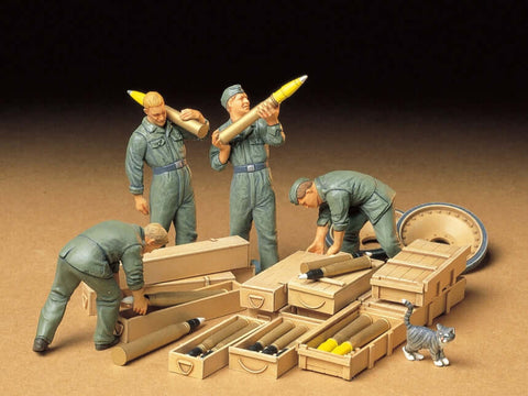 A Tamiya 1/35 German Tank Ammo-Loading Crew priced at $14.49 available from Echelon Hobbies