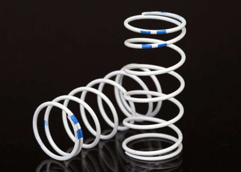 A Traxxas Progressive Rate Long GTR Shock Springs (Blue - 0.892) priced at $6.98 available from Echelon Hobbies