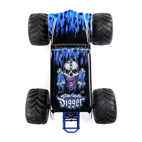 Losi 1/8 LMT 2.0 Brushless 4x4 RTR - Son-Uva Digger Blue