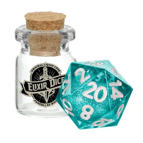 A LIQUID DICE INDIVIDUAL D20 MANA EXTRACT priced at $23.99 available from Echelon Hobbies